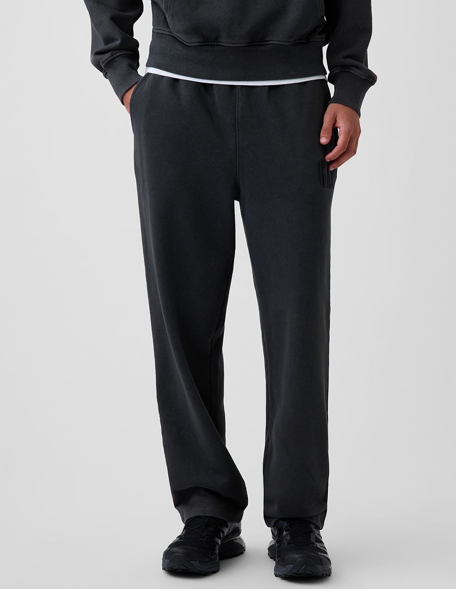 Pants straight con elástico para hombre