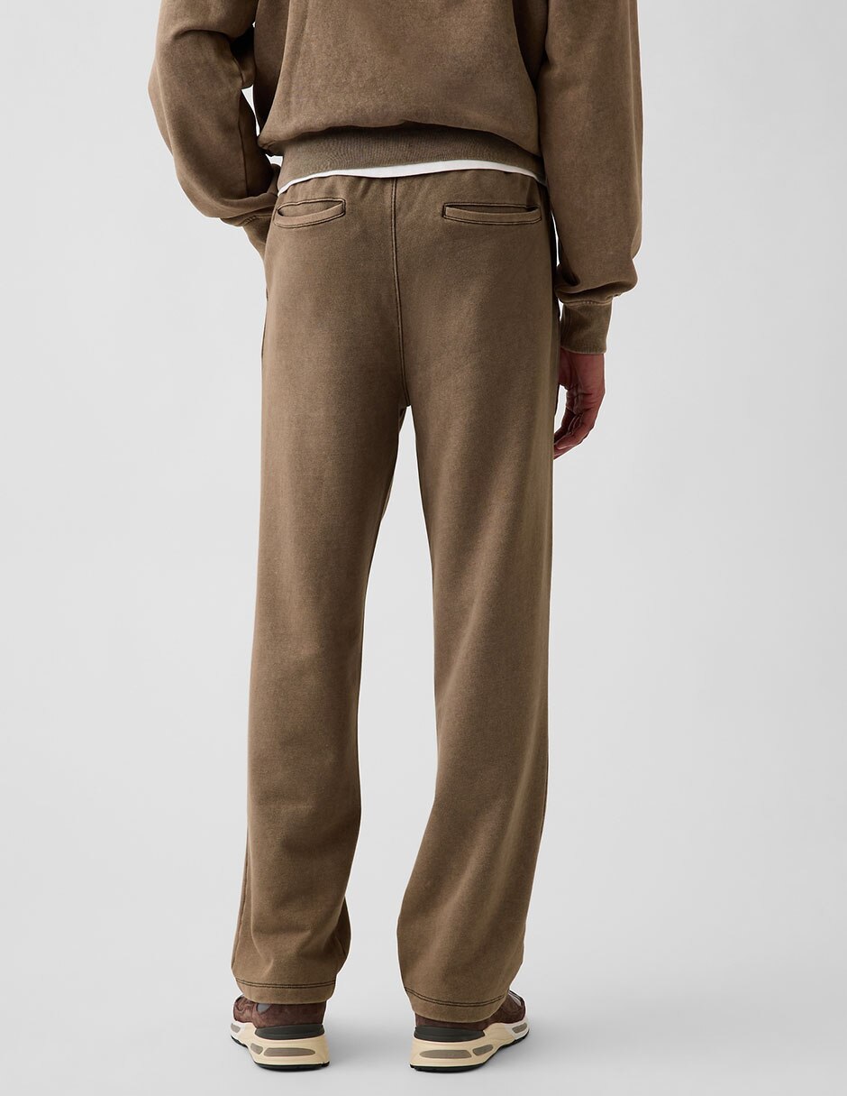 Pants straight con elástico para hombre 2