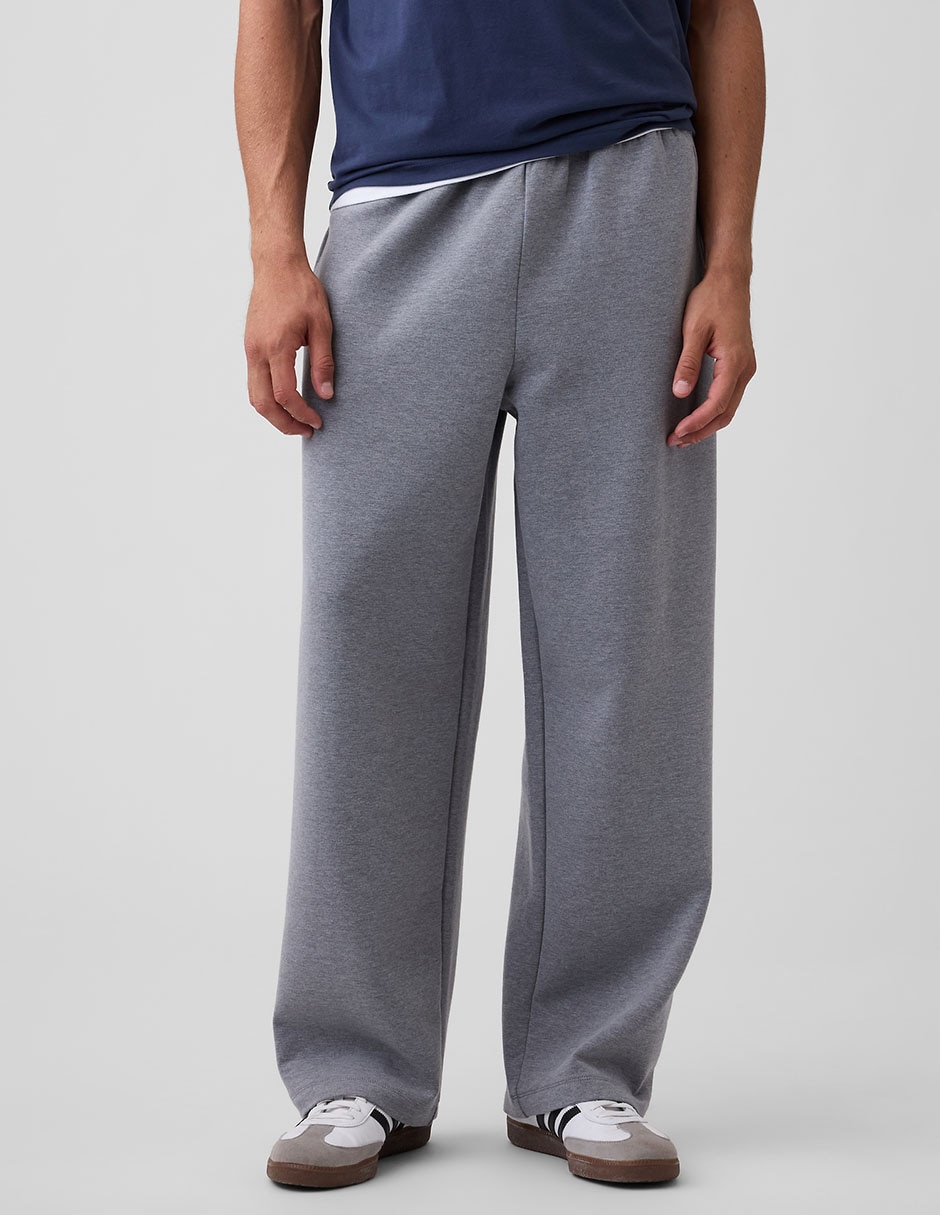 Pants straight con elástico para hombre