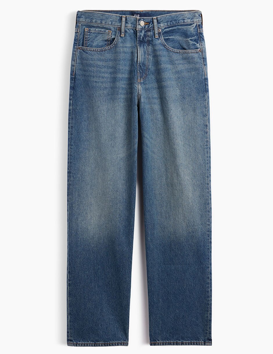 Jeans recto lavado medio para hombre 6