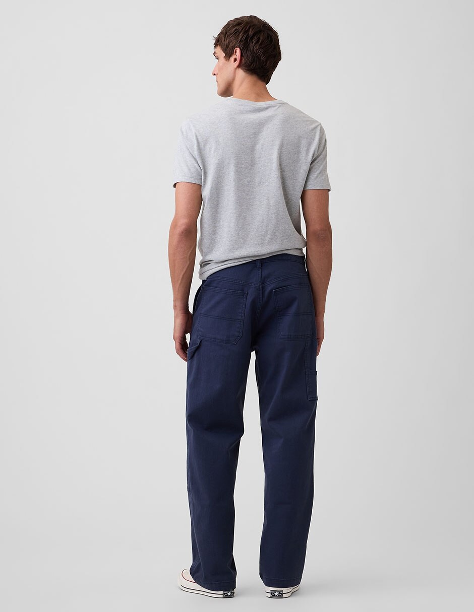 Jeans cargo lavado medio para hombre 5
