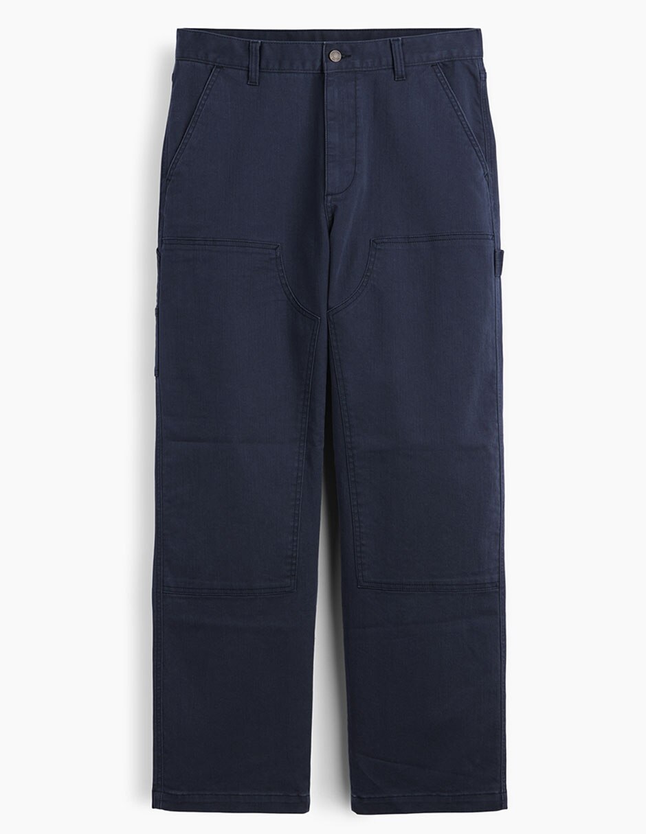 Jeans cargo lavado medio para hombre 6