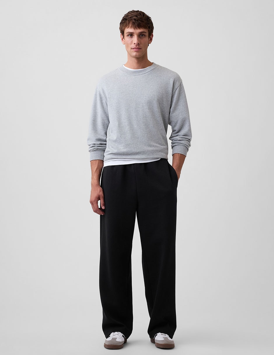 Pants straight con elástico para hombre 4