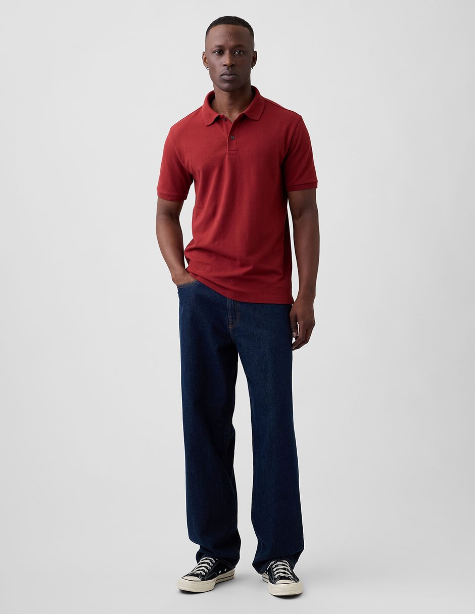 Playera tipo polo para hombre