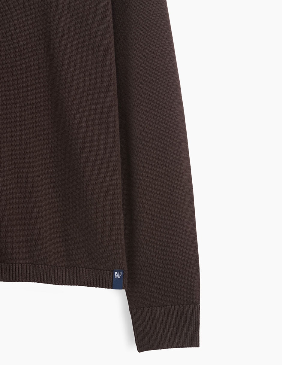 Suéter cuello polo para hombre