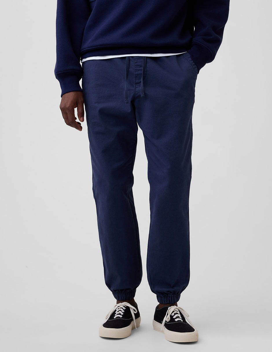 Pantalón jogger straight de algodón para hombre 4