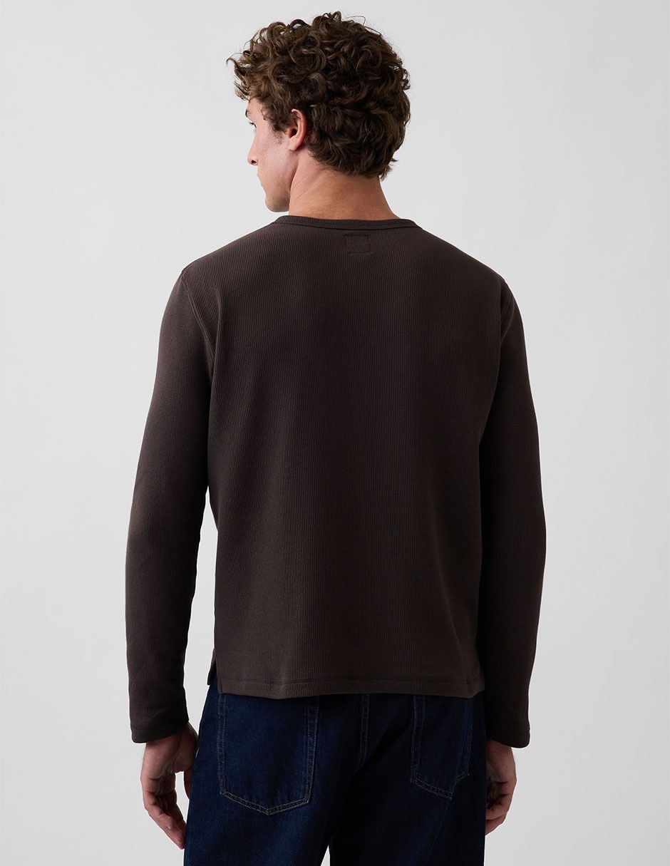 Playera cuello con botón para hombre 3
